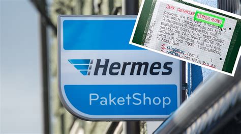 hermes zustellung röttgener strasse|Hermes boten sendung zustellung.